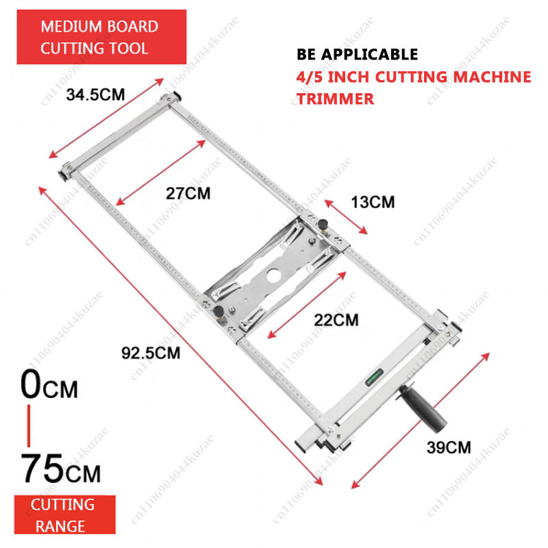 Woodworking Edge Trimmer - เครื่องมือกำหนดตำแหน่งขอบงานไม้สำหรับเลื่อยวงเดือนและเครื่องตัดแต่งไม้, ตัวช่วยกำหนดตำแหน่งแผ่นไม้