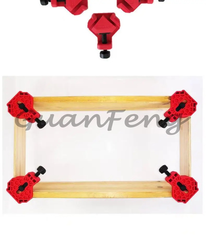 Woodworking Right Angle Clamp - ชุด 4 ชิ้น แคลมป์มุมฉาก 90 องศา,