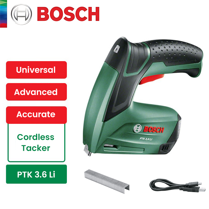Woodworking Nails - ปืนยิงตะปูไร้สาย Bosch PTK 3.6 Li สำหรับยิงตะปูขนาดเล็ก