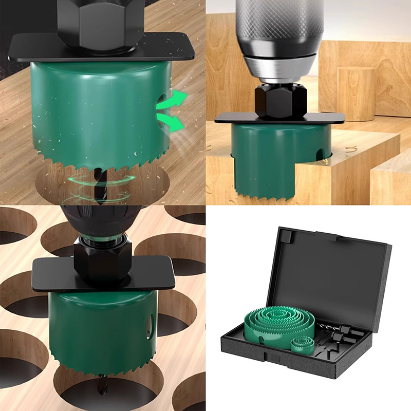ชุดเลื่อยเจาะรู 19/8/5 ชิ้น ขน - Woodworking Company บทวิจารณ์และราคา