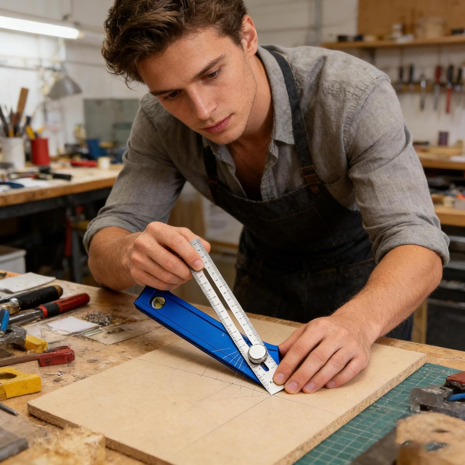 เครื่องมือทำเครื่องหมายแบบเขีย - Woodworking Multi Tool บทวิจารณ์และราคา