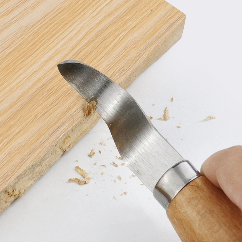 มีดแกะสลักเหล็กสแตนเลส ด้ามไม้ - Woodworking Company บทวิจารณ์และราคา