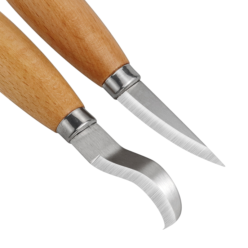 มีดแกะสลักเหล็กสแตนเลส ด้ามไม้ - Woodworking Company บทวิจารณ์และราคา