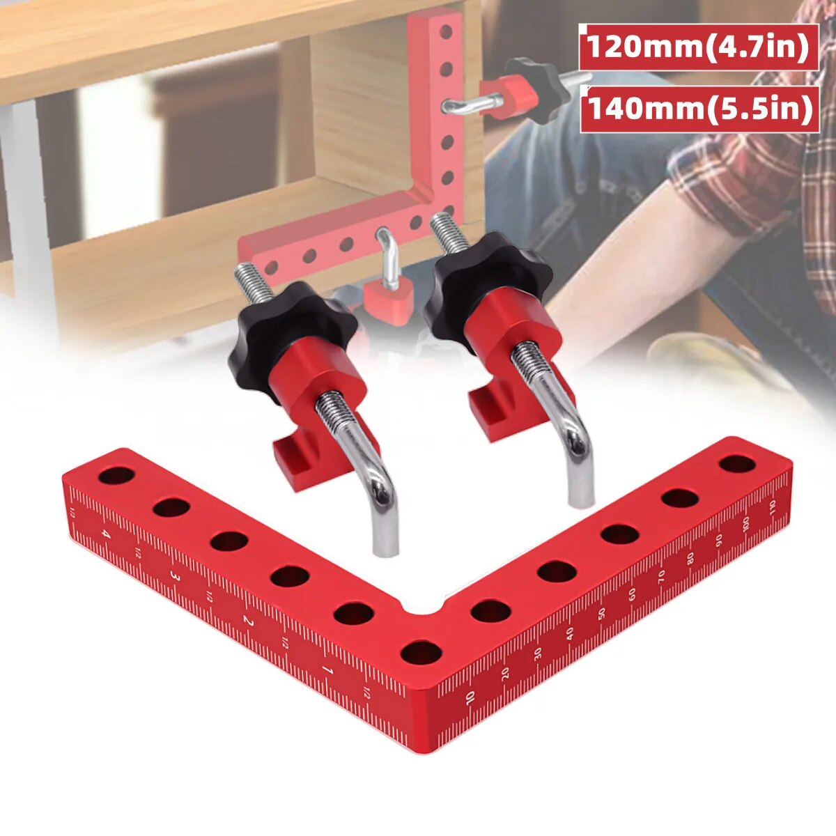 ชุดเครื่องมือจับยึดมุมฉาก 90 อ - Woodworking Right Angle Clamp บทวิจารณ์และราคา