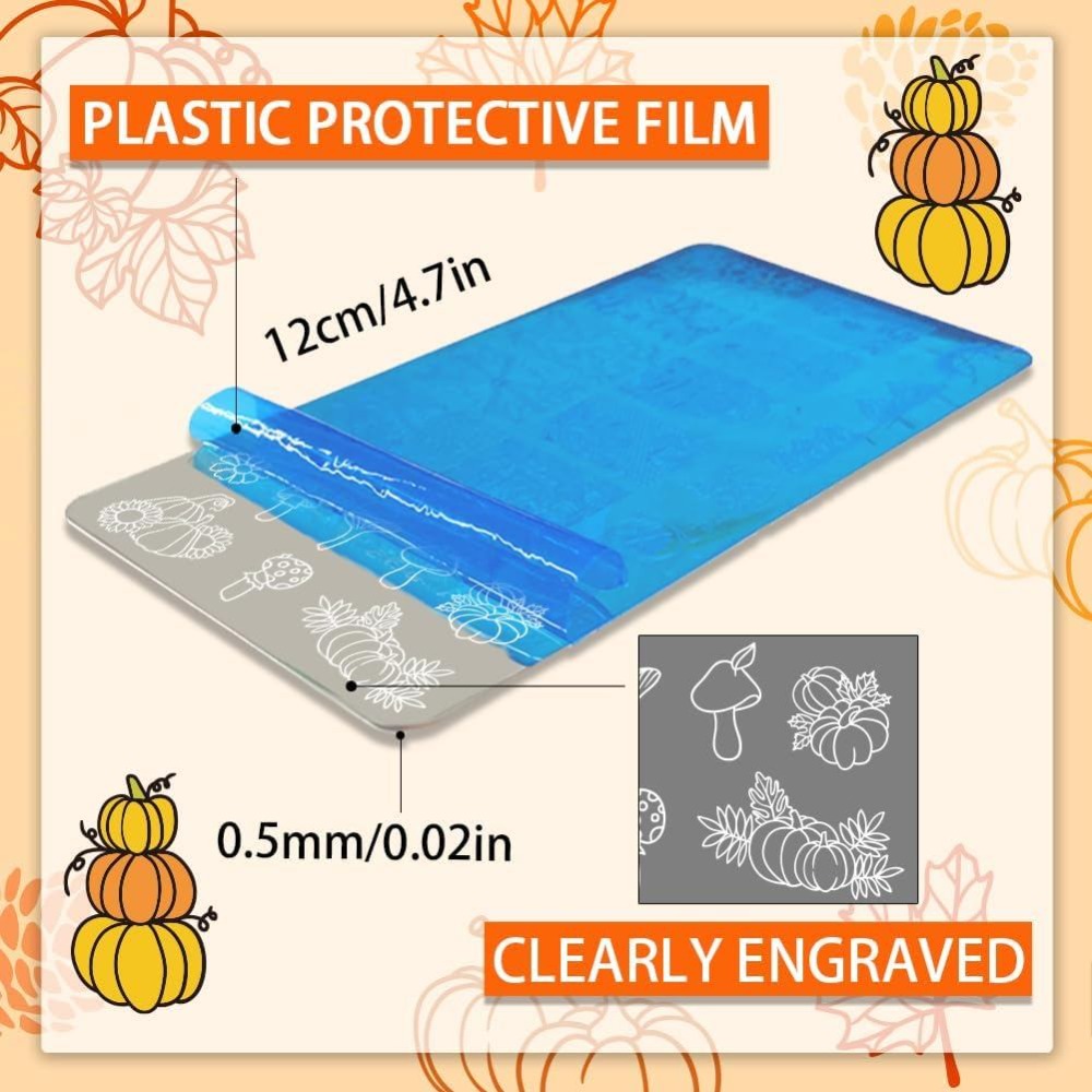 แผ่นปั๊มลายเล็บสำหรับวันขอบคุณ - Woodworking Nails บทวิจารณ์และราคา