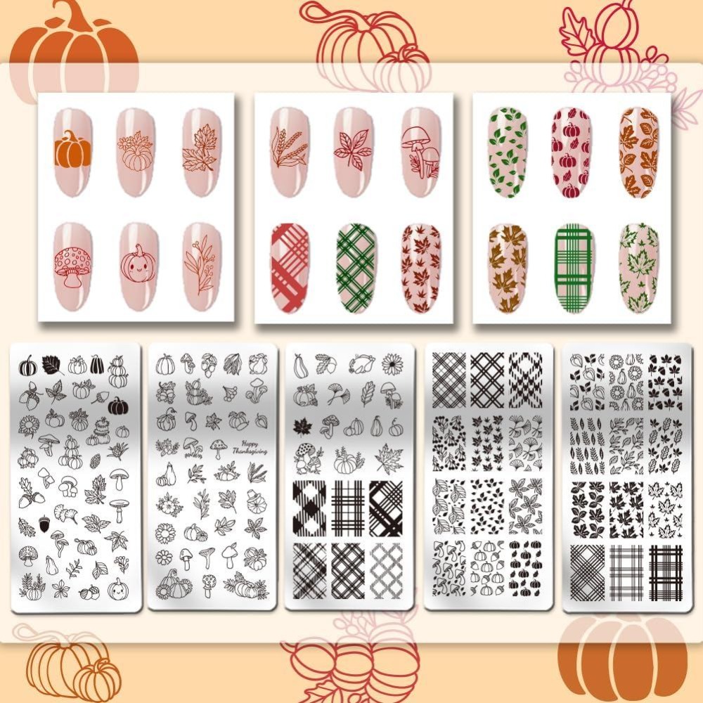 แผ่นปั๊มลายเล็บสำหรับวันขอบคุณ - Woodworking Nails บทวิจารณ์และราคา