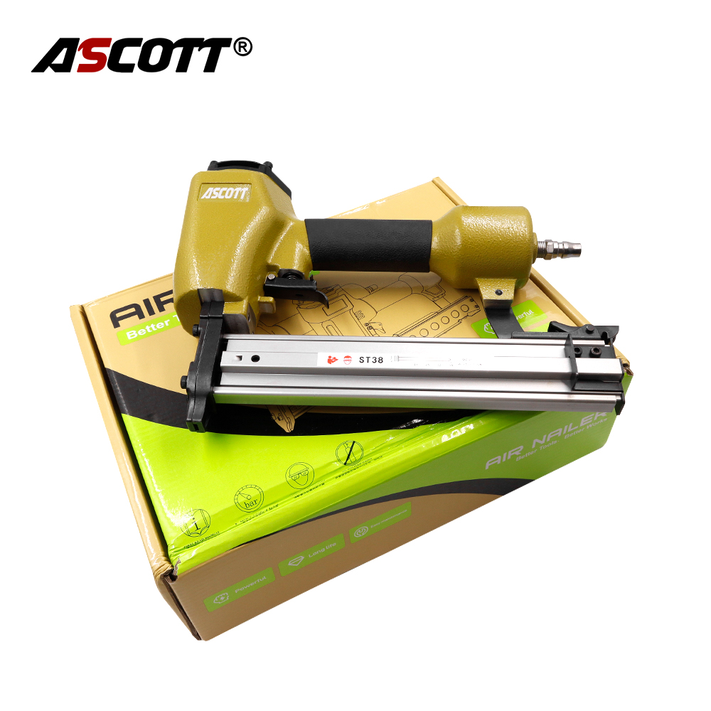 เครื่องยิงตะปูลม ST38 14GA สำห - Woodworking Nails บทวิจารณ์และราคา