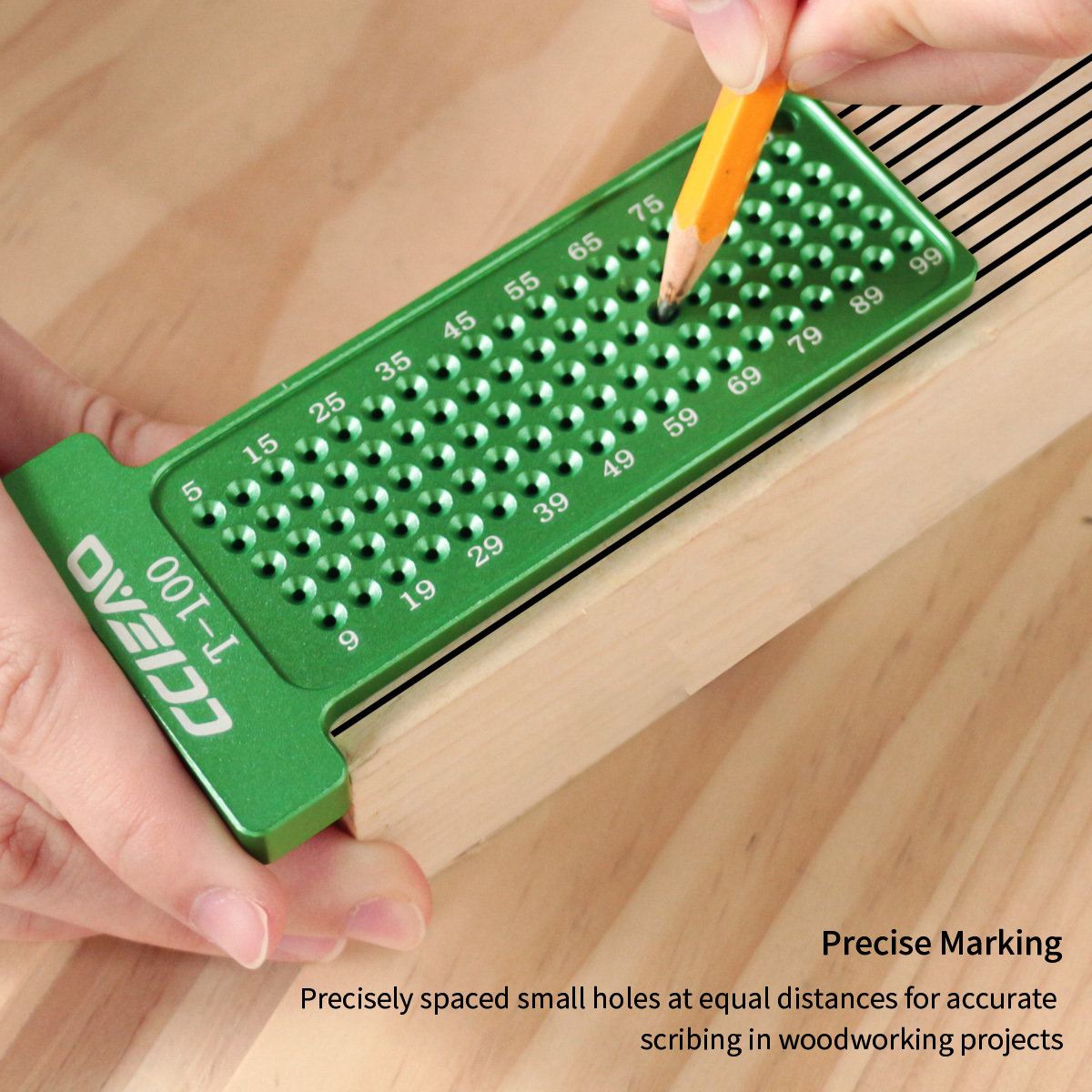4 นิ้ว/100 มม.ไม้ Scribe,เมตริ - Woodworking Company บทวิจารณ์และราคา