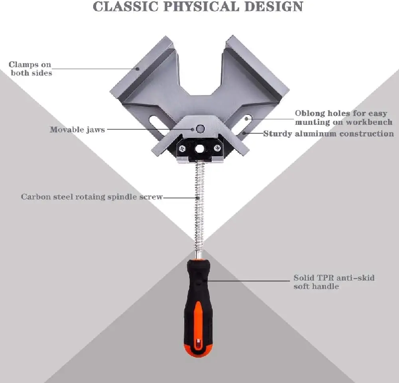 แคลมป์หนีบมุมฉาก 90 องศา แบบมื - Woodworking Right Angle Clamp บทวิจารณ์และราคา